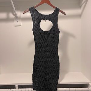 Free People Black Bodycon Party Dress (size small)